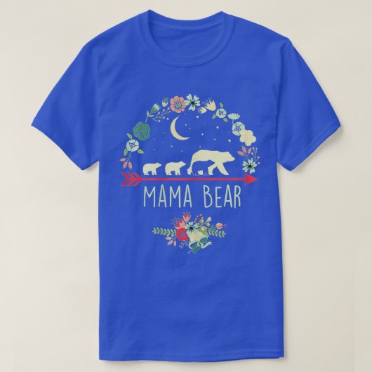 Mama Beer, Floral Moeder T-shirt (Design voorkant)