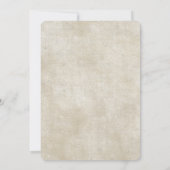 Mama Beer Forest Baby shower Invitation Kaart (Achterkant)