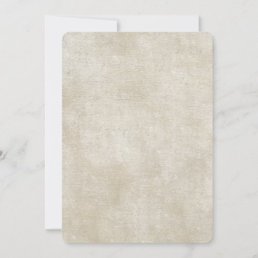 Mama Beer Forest Baby shower Invitation Kaart (Achterkant)