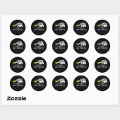 Mama Beer Gay Lesbisch Trans Bi Pride Momma Moeder Ronde Sticker (Vel)