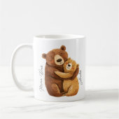 Mama Beer Gepersonaliseerde Unieke Moeder Verjaard Koffiemok (Links)