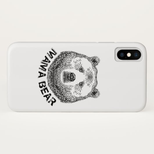 Mama Beer, hand-tekening illustratie Case-Mate iPhone Case (Achterkant (horizontaal))