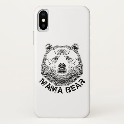 Mama Beer, hand-tekening illustratie Case-Mate iPhone Case (Achterkant)