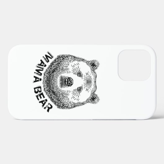 Mama Beer, hand-tekening illustratie Case-Mate iPhone Case (Achterkant (horizontaal))