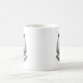 Mama Beer, hand-tekening illustratie Koffiemok (Center)