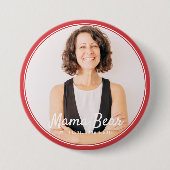 Mama Beer heeft een eenvoudige foto gemaakt Ronde Button 7,6 Cm (Voorkant)