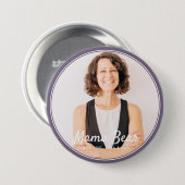 Mama Beer heeft een eenvoudige foto gemaakt Ronde Button 7,6 Cm (Voorkant /achterkant)