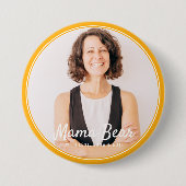Mama Beer heeft een eenvoudige foto gemaakt Ronde Button 7,6 Cm (Voorkant)