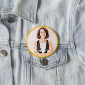 Mama Beer heeft een eenvoudige foto gemaakt Ronde Button 7,6 Cm (In situ)