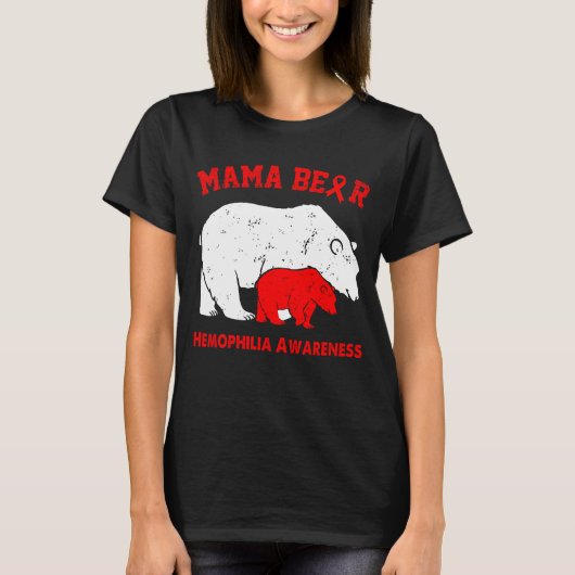 Mama Beer HEMOFILIE Awareness T-shirt (Voorkant)