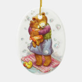 Mama Beer Hug Keramisch Ornament (Voorkant)