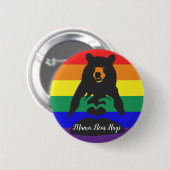 Mama Beer Hugs Ronde Button 5,7 Cm (Voorkant /achterkant)