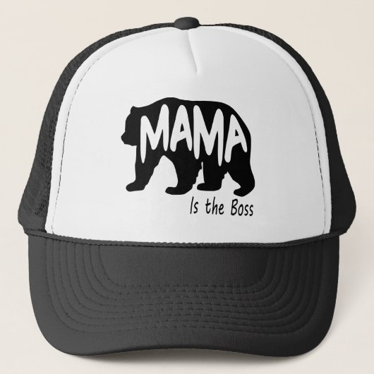 Mama Beer is de baas Trucker Pet (Voorkant)