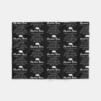 Mama Beer is zo'n mooie manier Fleece Deken