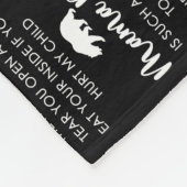 Mama Beer is zo'n mooie manier Fleece Deken (Hoek)