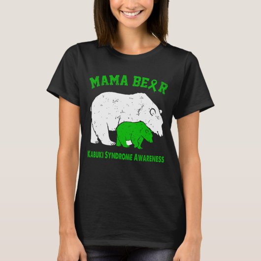 Mama Beer KABUKI-SYNDROOMBEWUSTZIJN T-shirt (Voorkant)