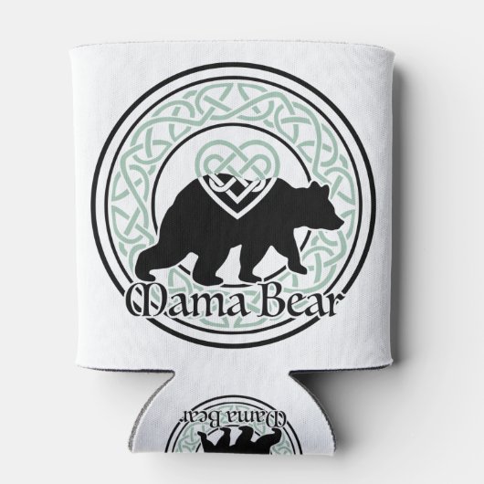 Mama Beer Keltische Kring van Liefde en Sterkte Blikjeskoeler (Achterkant)