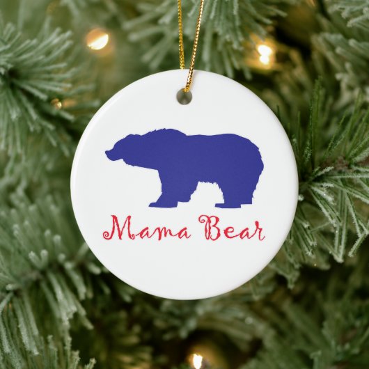 Mama Beer Keramisch Ornament (Boom)