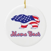 Mama Beer Keramisch Ornament (Achterkant)