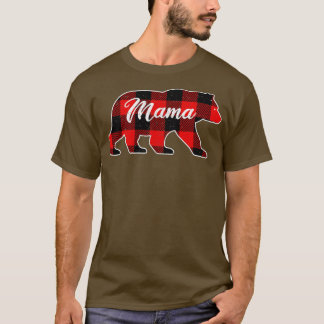 Mama Beer, kerstfamilie Buffalo Pset Pajama T-shirt