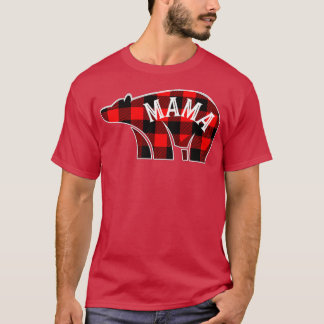 Mama Beer kerstspelfamilie komt overeen met Pajama T-shirt