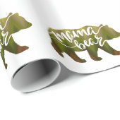 Mama beer - Kies achtergrondkleur Cadeaupapier (Rol Hoek)