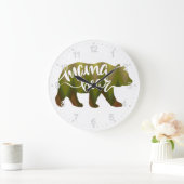 Mama beer - Kies achtergrondkleur Grote Klok (Huis)