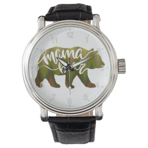 Mama beer - Kies achtergrondkleur Horloge