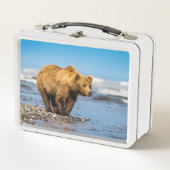 Mama beer kijkt naar haar twee kinderen (Voorkant)