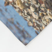 Mama beer kijkt naar haar twee kinderen fleece deken (Hoek)