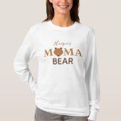Mama Beer Kind Naam moeder T-shirt (Voorkant)