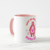 Mama Beer Knuffelen Cub Moederdag Mok (Voorkant links)