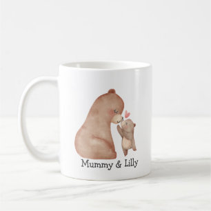 Mama Beer Love – Custom Illustrated voor Mama & Ba Koffiemok
