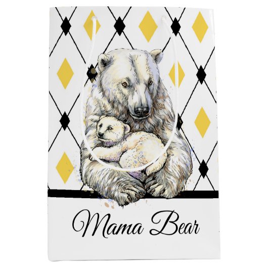 Mama Beer Medium Cadeauzakje (Voorkant)