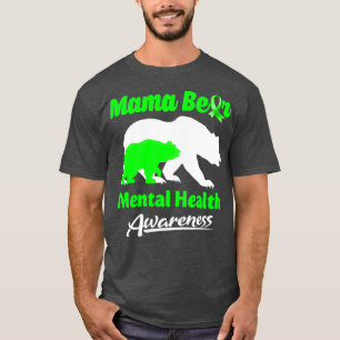 Mama Beer Mental Health Awareness Fully T-shirt