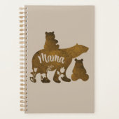 Mama Beer Met 2 Cubs Moeder Van Twee Planner (Voorkant)