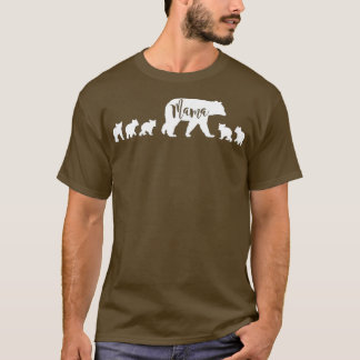 Mama Beer met 5 Cubaanse mama Moeder Fun Gift T-shirt