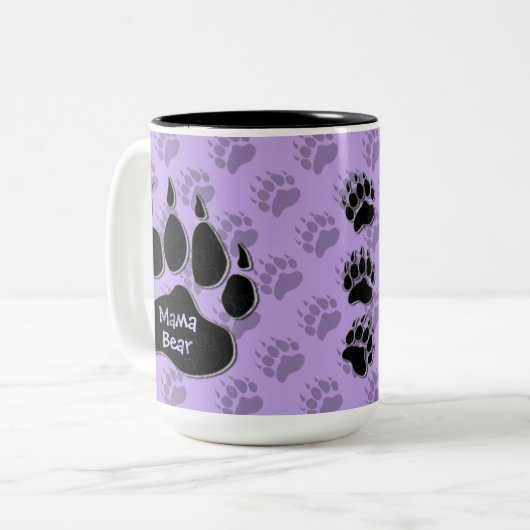 Mama Beer Moeder Familie Mok (Voorkant links)