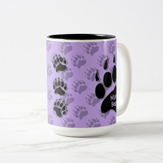 Mama Beer Moeder Familie Mok (Voorkant rechts)