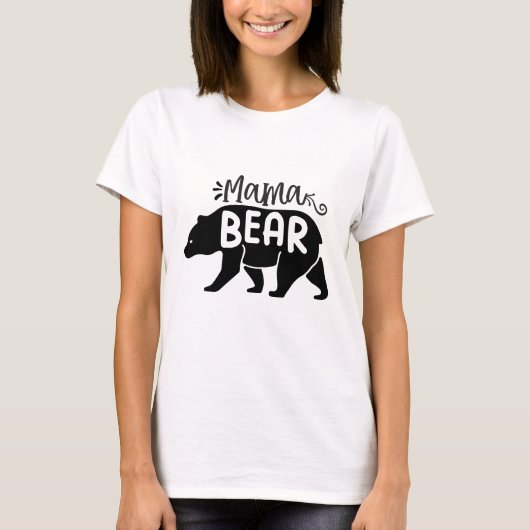 Mama Beer - Moeder  T-shirt (Voorkant)