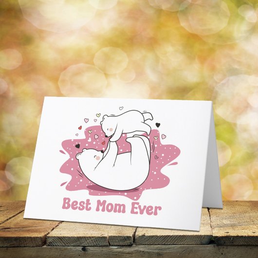 Mama Beer Moederdag Feestdagen Kaart