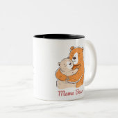 Mama Beer Moederdag Tweekleurige Koffiemok (Voorkant rechts)