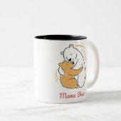 Mama Beer Moederdag Tweekleurige Koffiemok (Voorkant rechts)