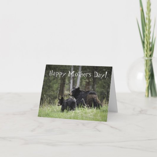 Mama Beer Moederdagkaart Bedankkaart (Voorkant)
