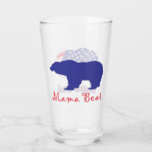 Mama Beer - Moeders voor kinderen - Onderwijs Glas (Achterkant)