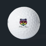 Mama Beer Multicolored Beer Logo Golfballen<br><div class="desc">Mooie regenboog beer. Leest mama Beer. Koop een cadeau voor Moederdag. Kerstcadeau,  of een Happy Birthday cadeau. Koop voor jezelf,  mama,  oma,  zus,  vriend,  tante of wie dan ook.</div>