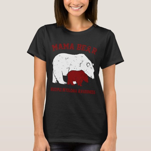 Mama Beer MULTIPEL MYELOOM Bewustzijn T-shirt (Voorkant)
