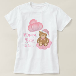 Mama Beer om Baby shower te worden Beer T-shirt
