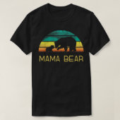 Mama Beer One Cub  Sunset Moederdag Hiki T-shirt (Design voorkant)