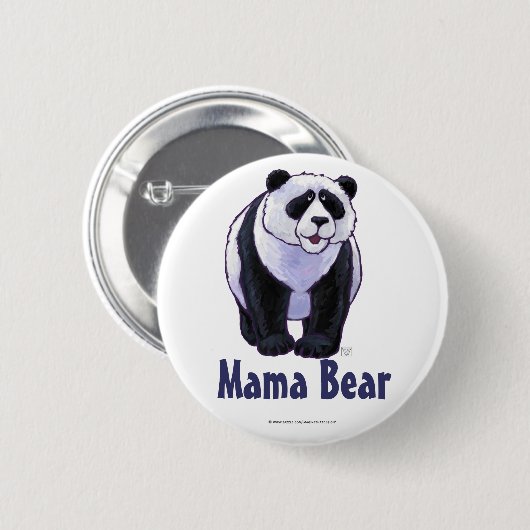 Mama Beer Panda Beer Button (Voorkant /achterkant)